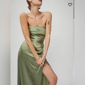 Reformation Barrow Silk Dress bridesmaid, wedding dress